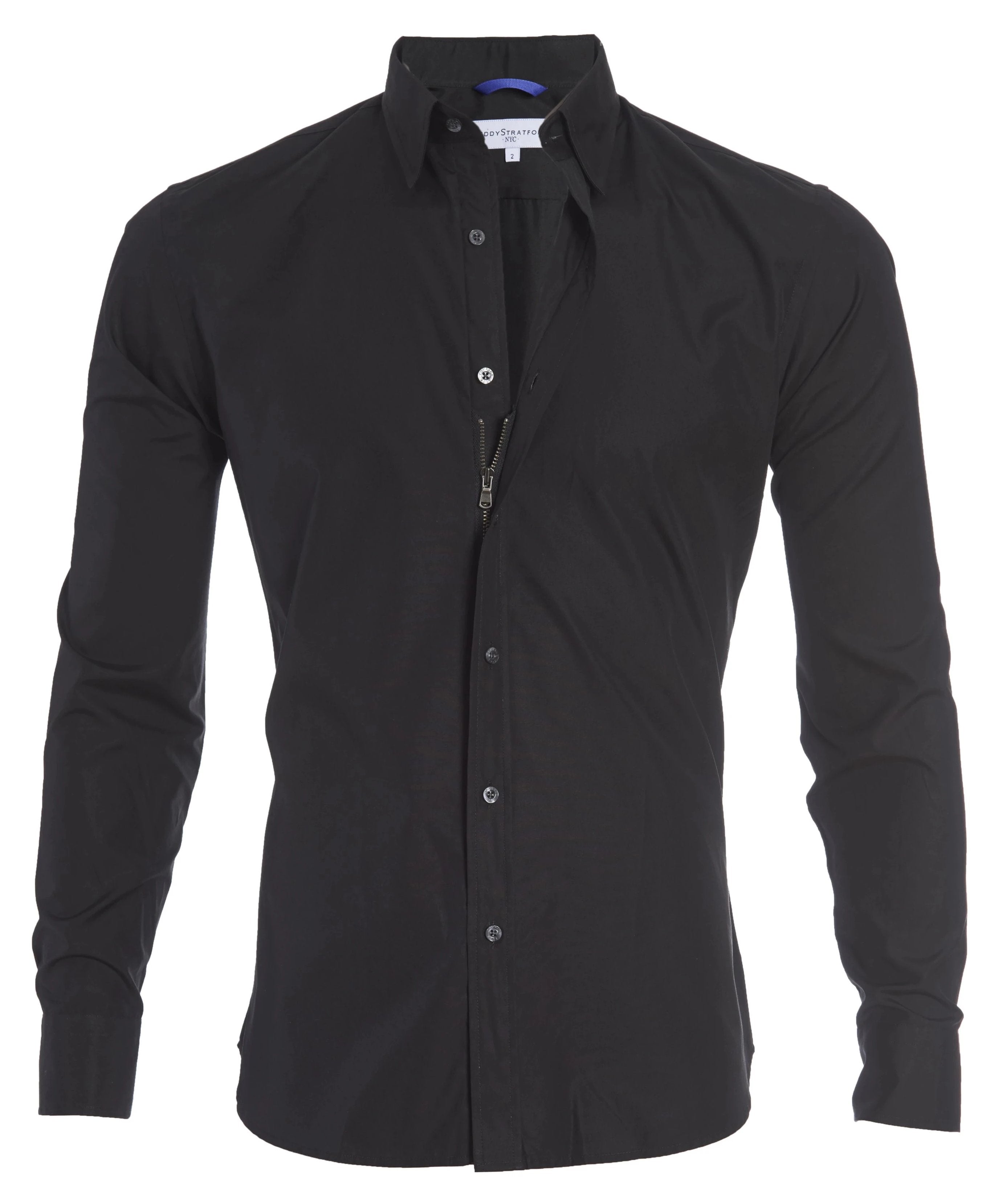 Wrinkle Resistant Broadcloth - Black – Teddy Stratford
