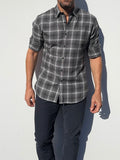Black, White & Gray Glen Plaid Flannel - Gray Glen Plaid Flannel