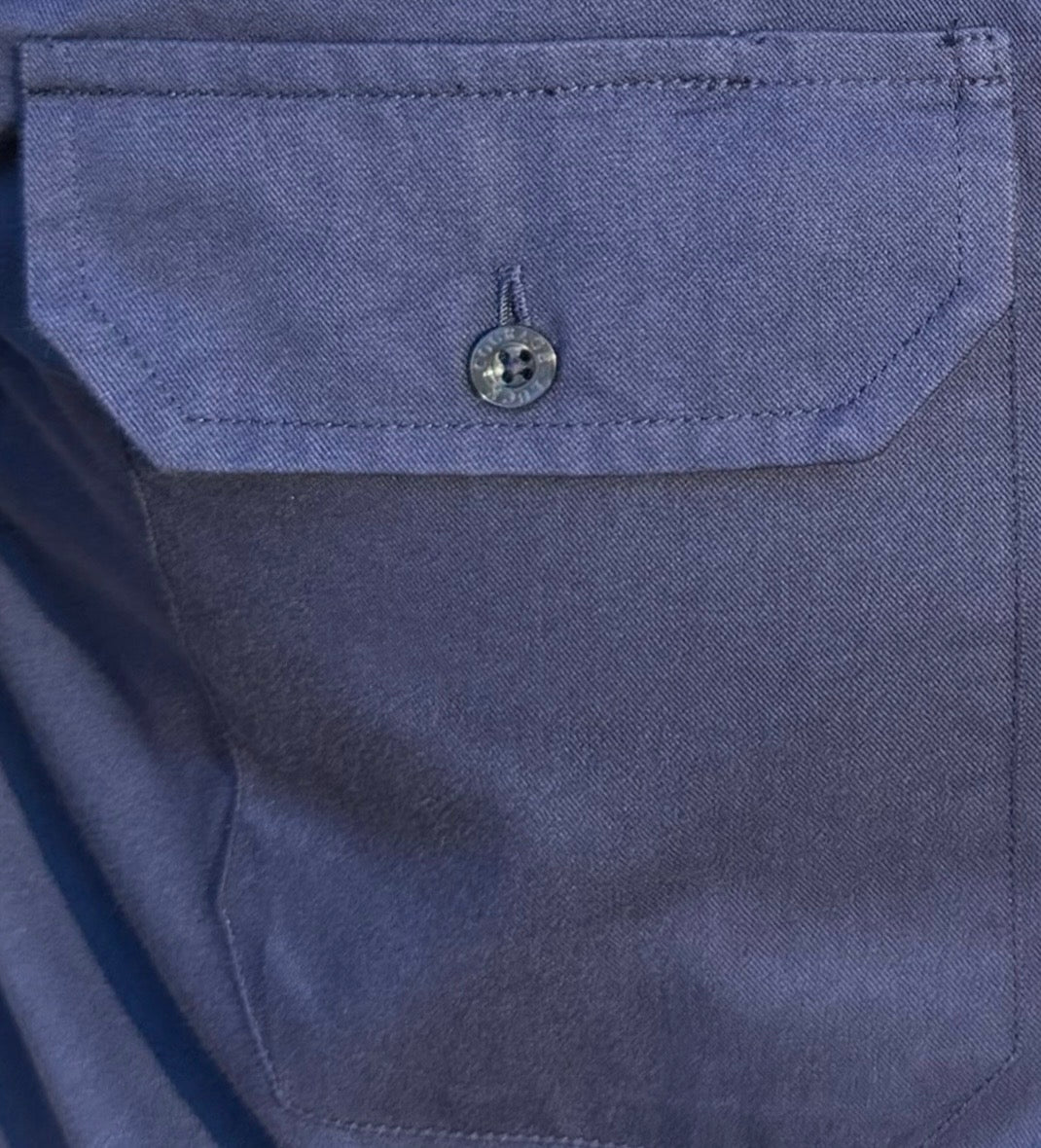 トップス WILLIS &  UTILITY SHIRT The Utility Shirt in Twill - Navy Blue – Teddy Stratford