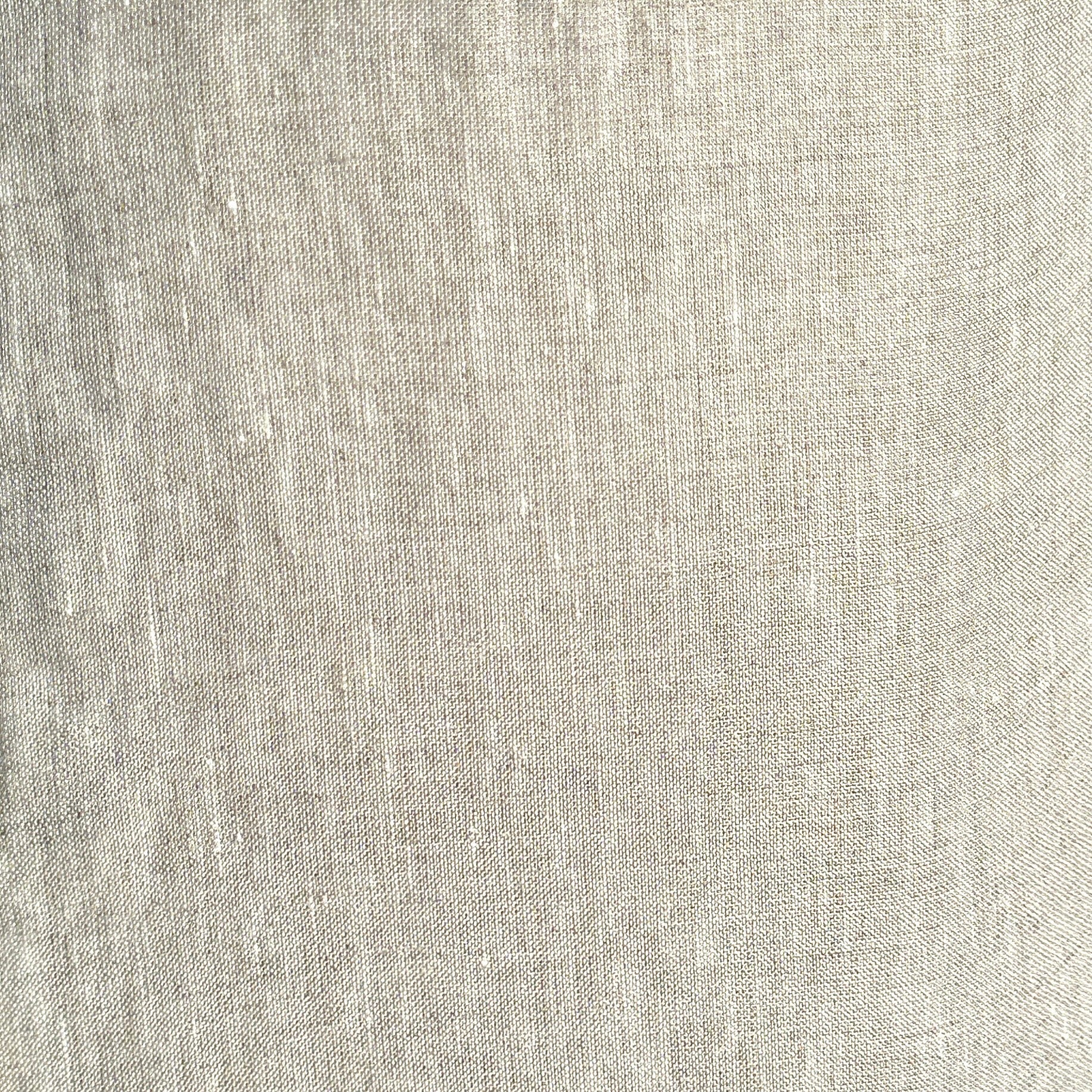 Long Sleeve 1-Pocket Linen - Natural