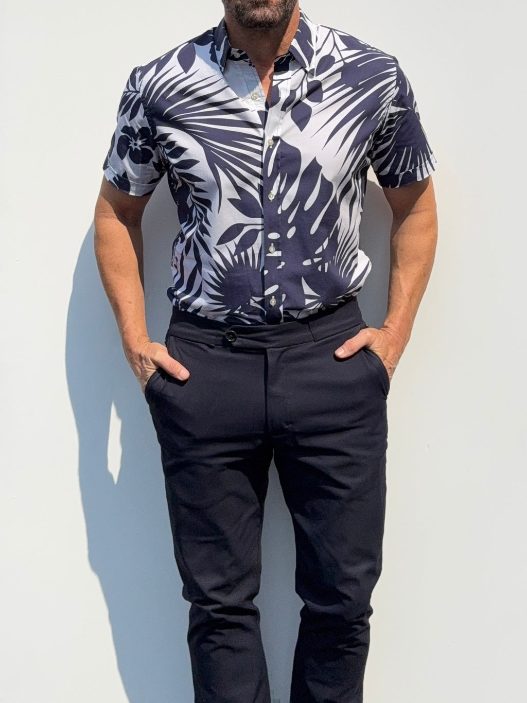 Jungle Print Party Shirt in Cotton