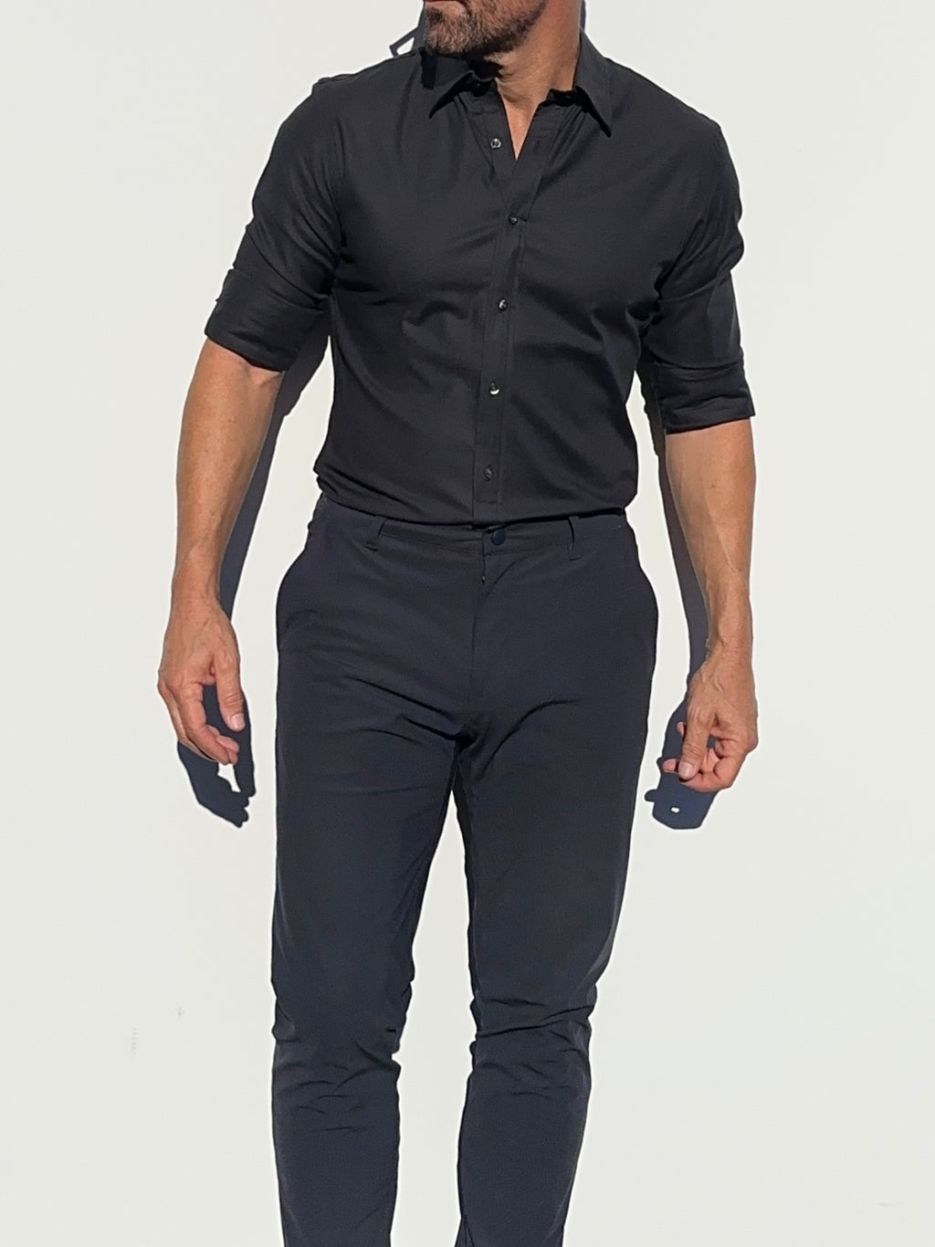 Stretch Royal Oxford - Black