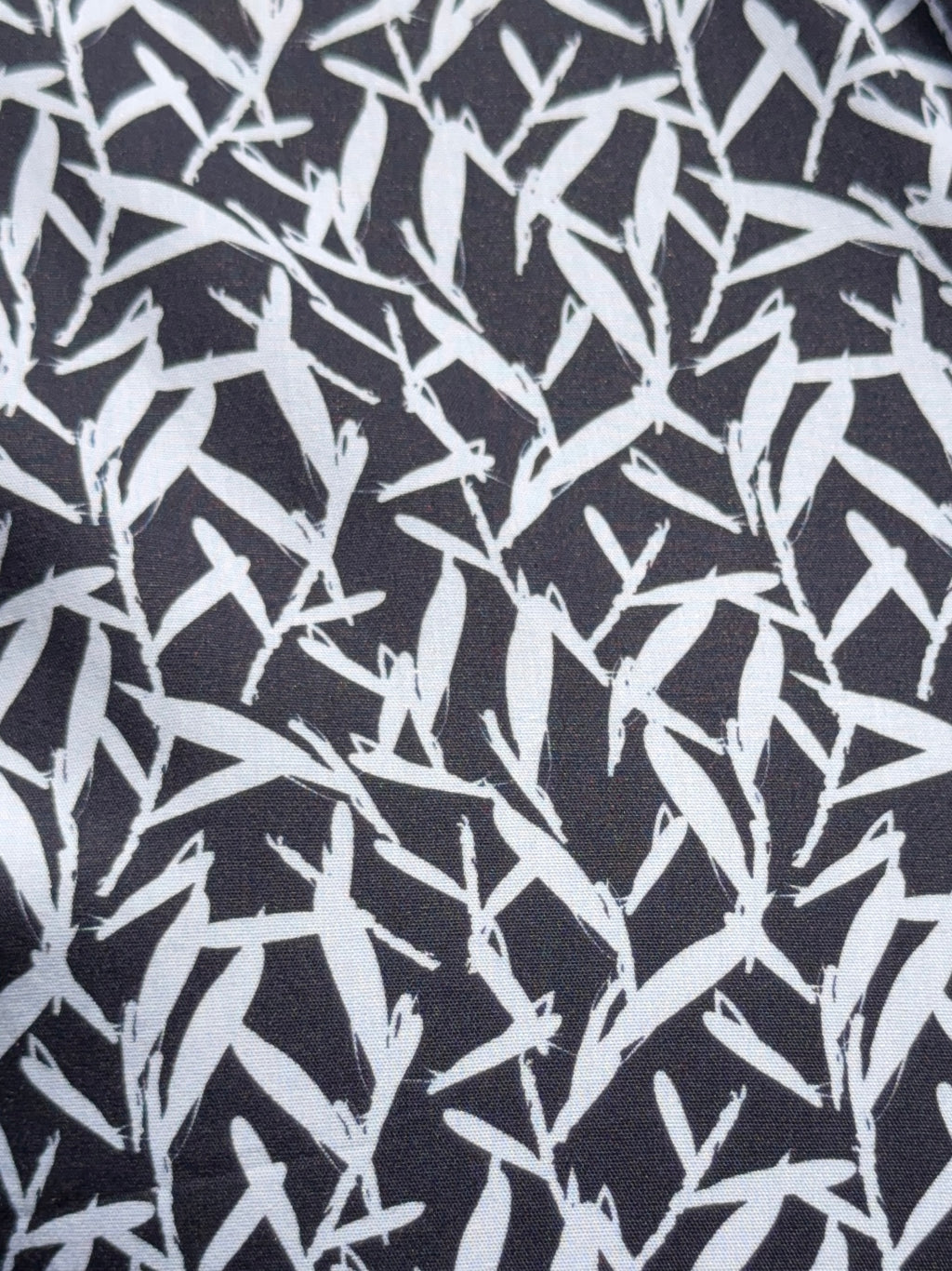 Botanical Abstract on Cotton - Botanical Abstract on Navy