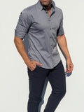 Wrinkle-Resistant OG Oxford - Metal Gray