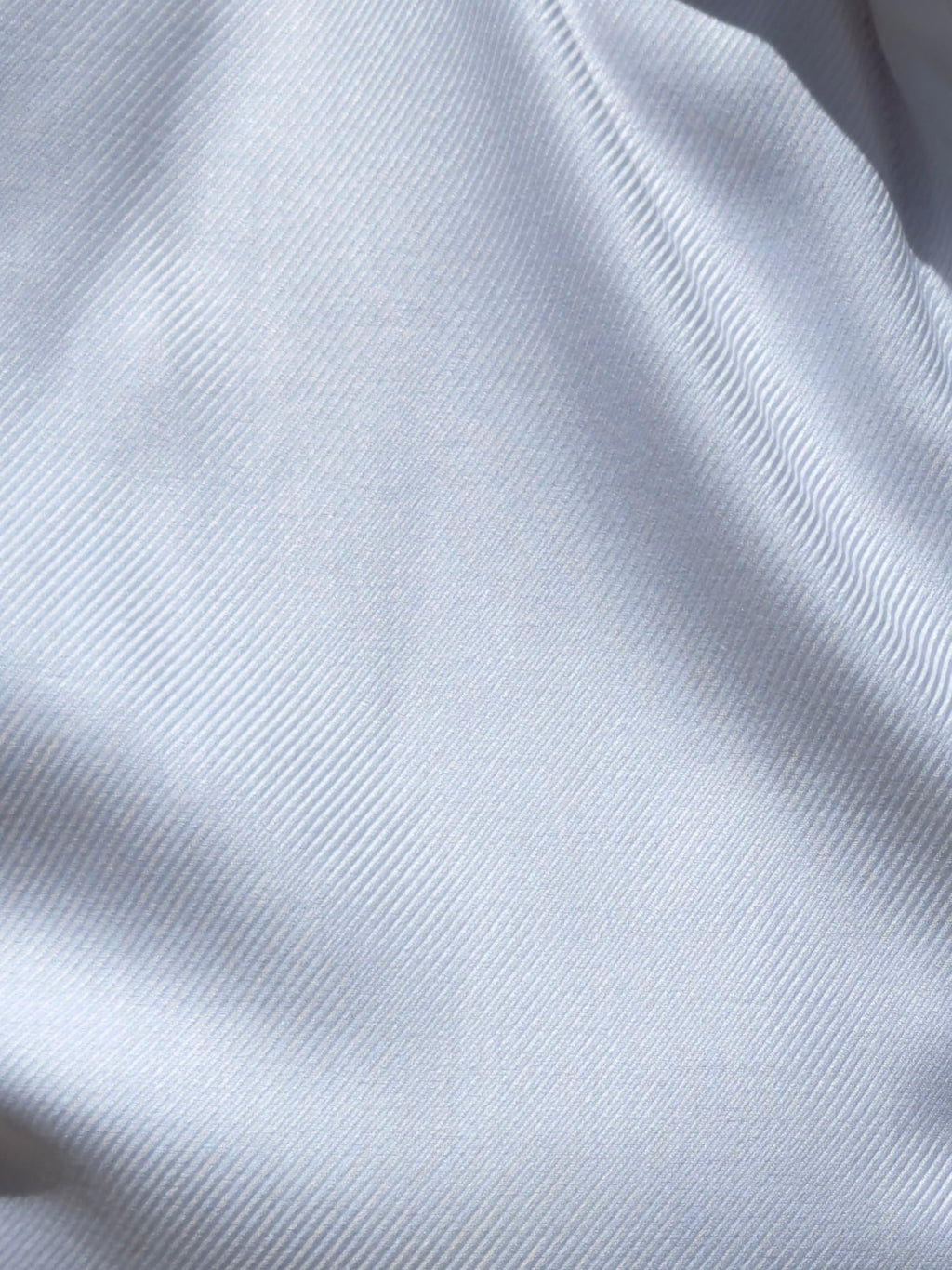 The Hidden Button Shirt in Lux Twill - White