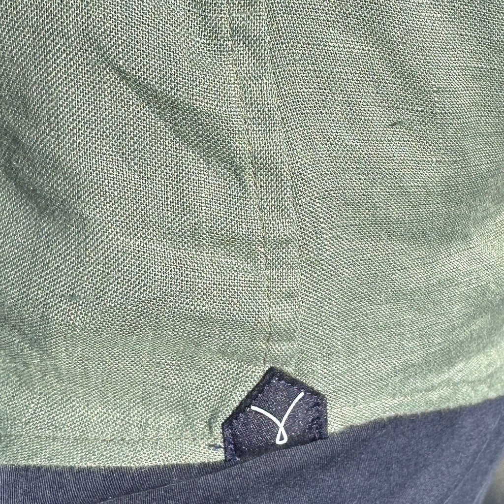 Long Sleeve 1-Pocket Linen - Forest Khaki