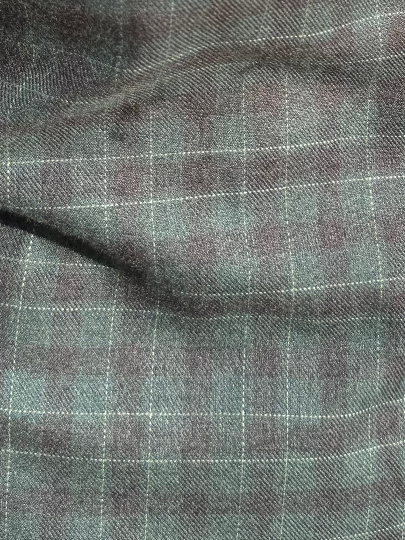 Dress Flannel - Green & Black Plaid