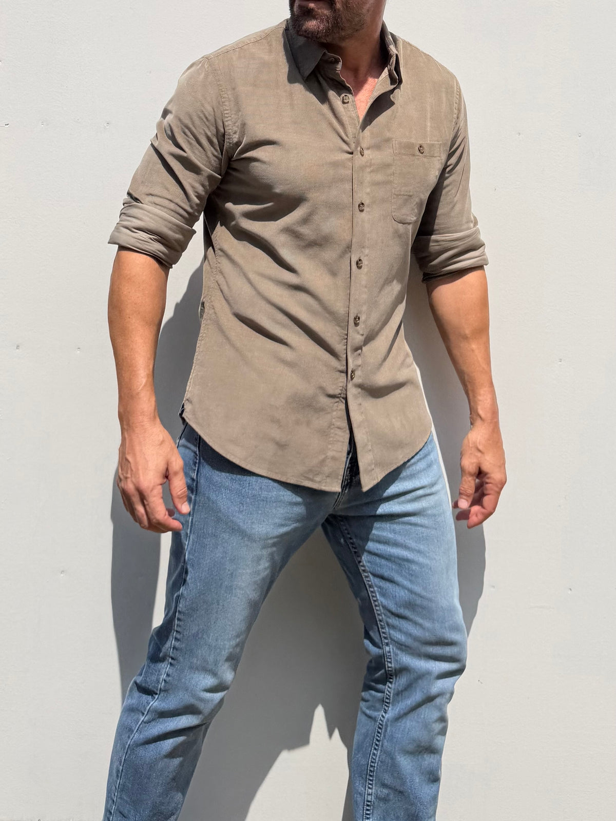 The One-Pocket Corduroy Shirt