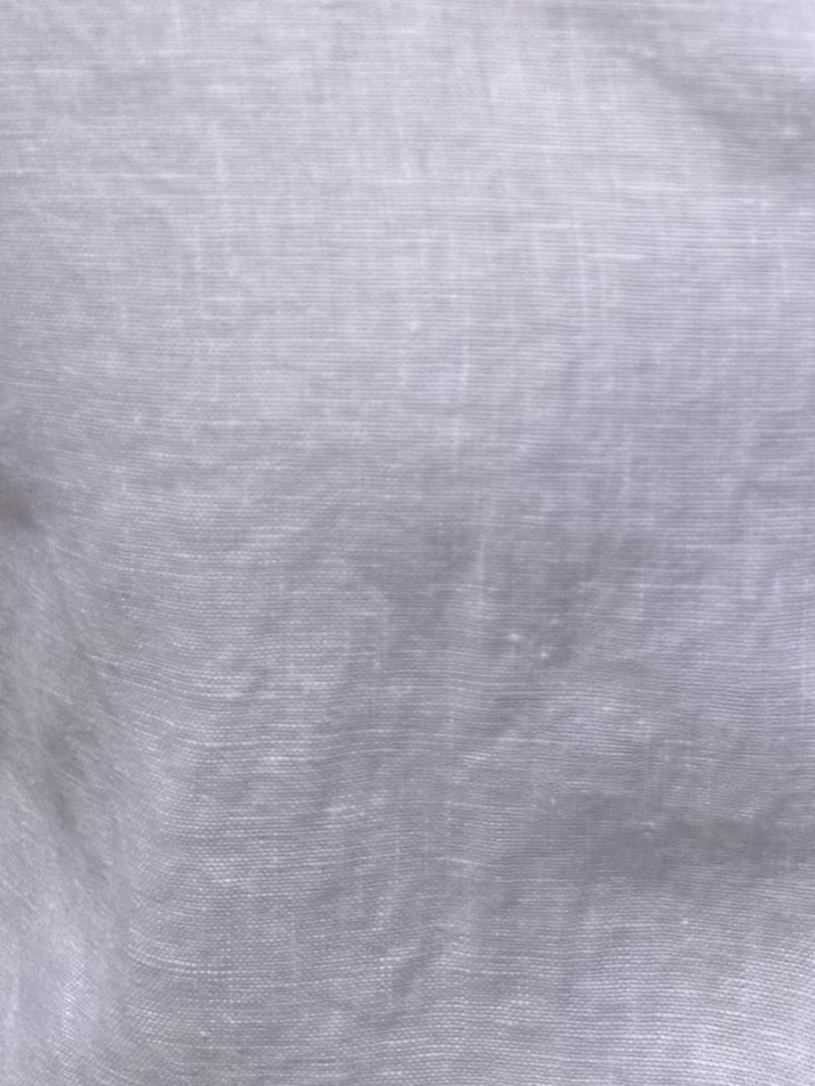 Short Sleeve 1-Pocket Robust Linen - White- Small Batch #668