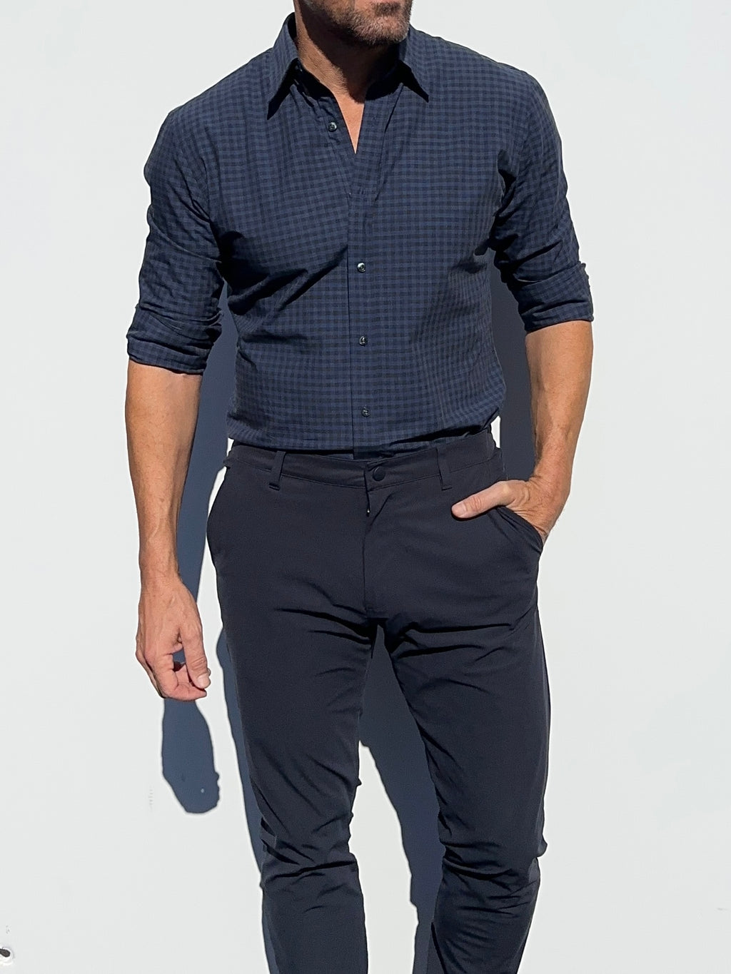 Black & Blue Plaid - Black & Blue Plaid