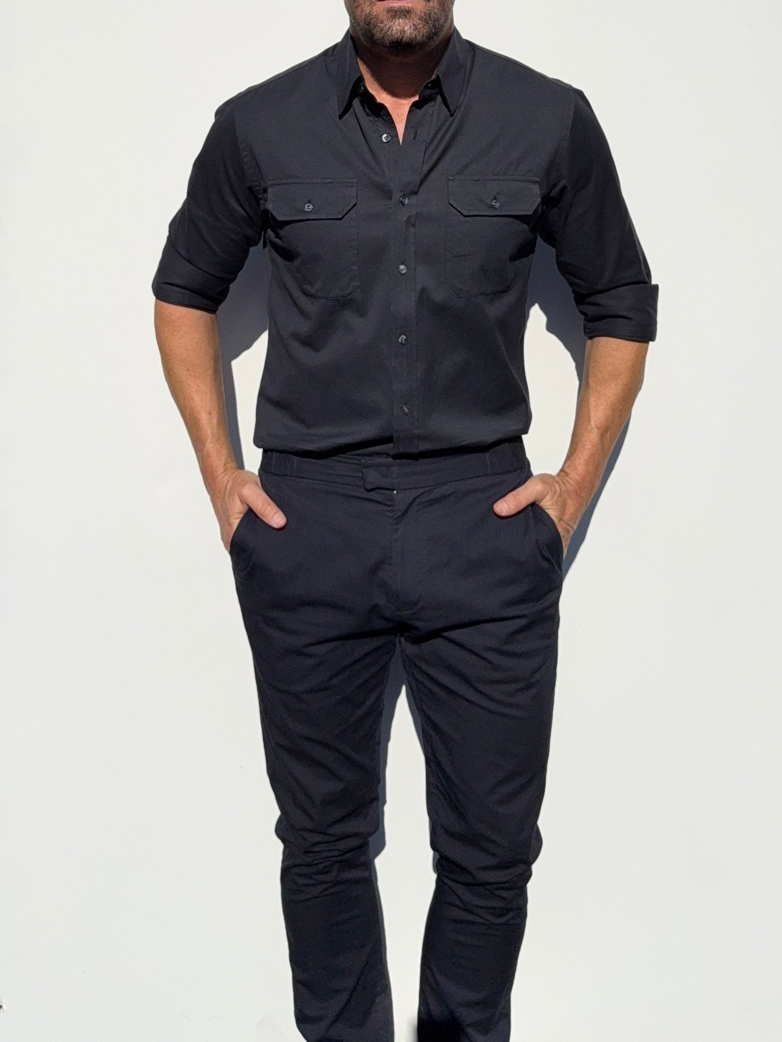 jet black dress shirt Jet Black Performance Shirt