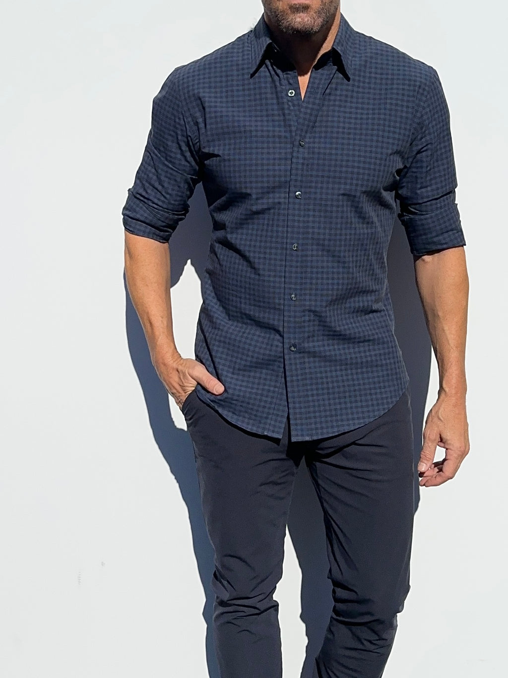 Black & Blue Plaid - Black & Blue Plaid