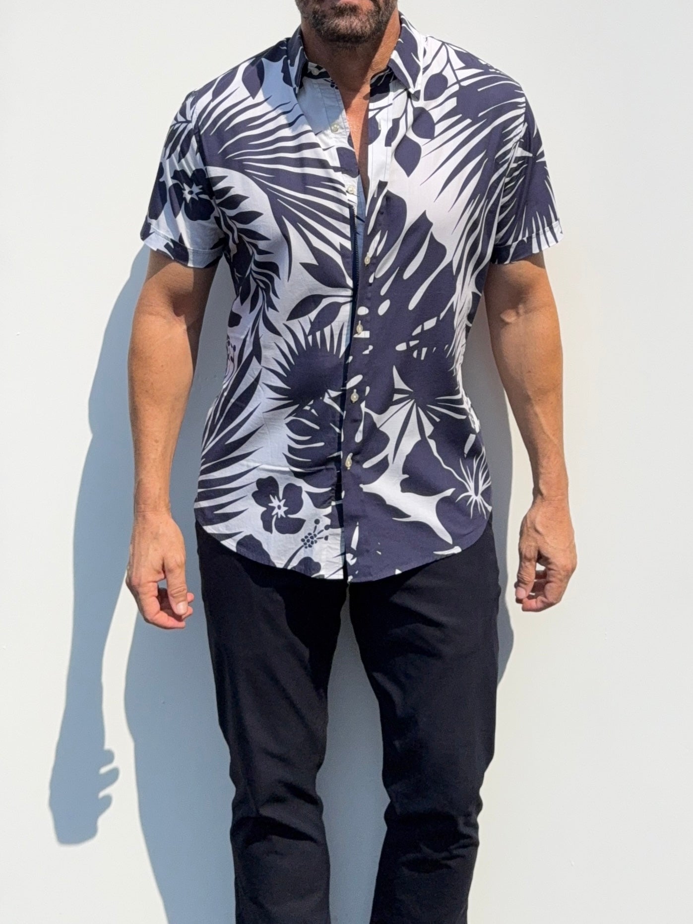 Jungle Print Party Shirt in Cotton