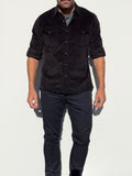 The Urban Legend Shirt Jacket in Corduroy - Black