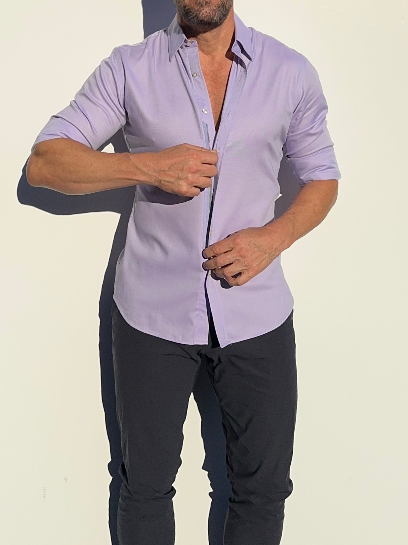 Stretch Royal Oxford - Lavender