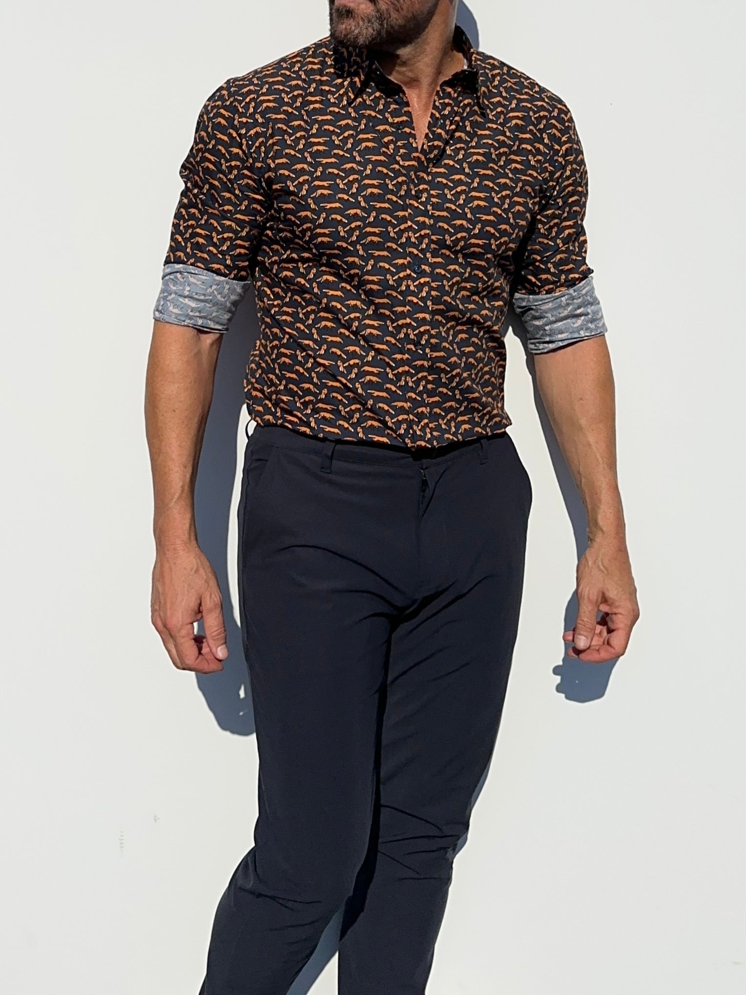 Small Print Party Shirt - Fox Party
