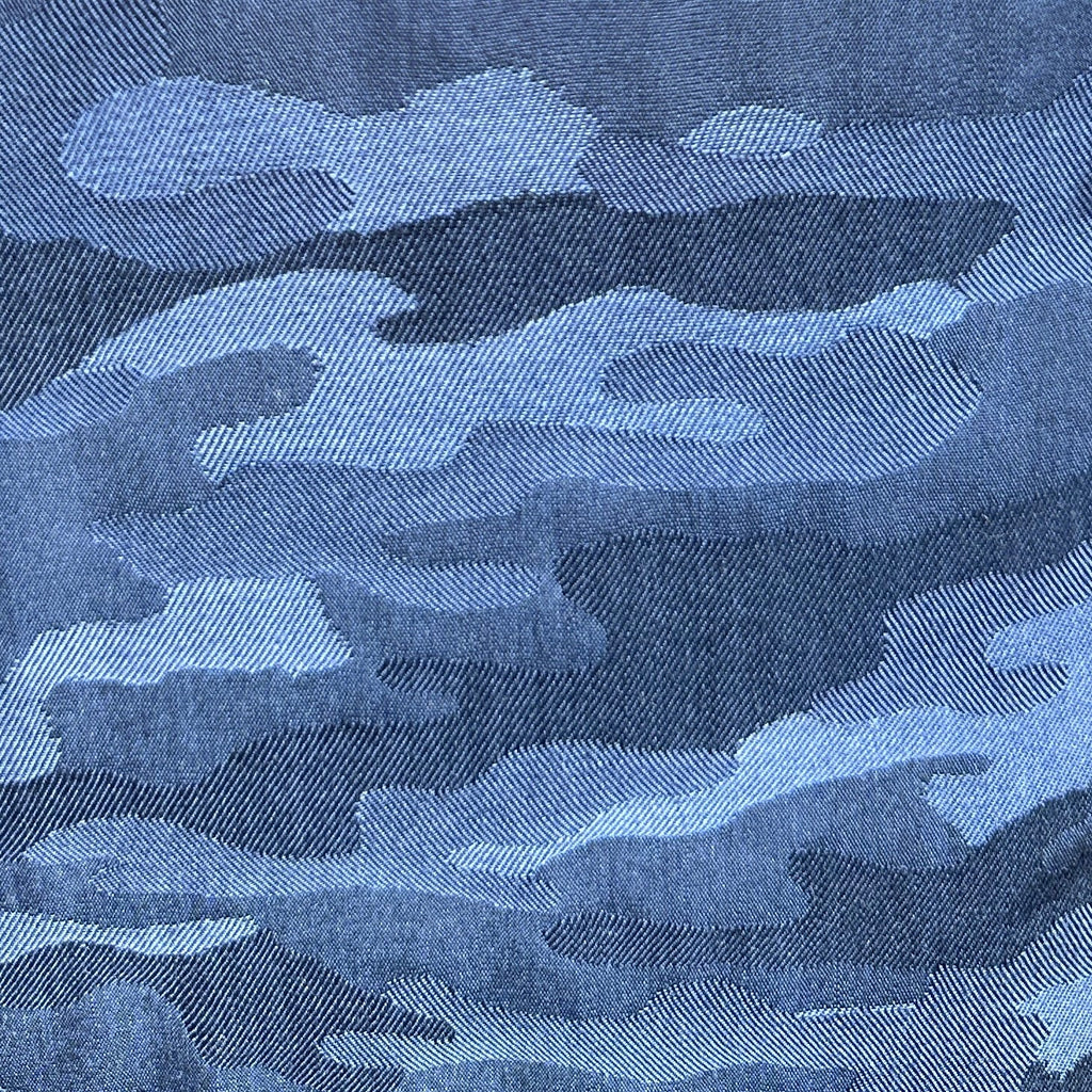 Urban Camo Jacquard - Midnight City Blue
