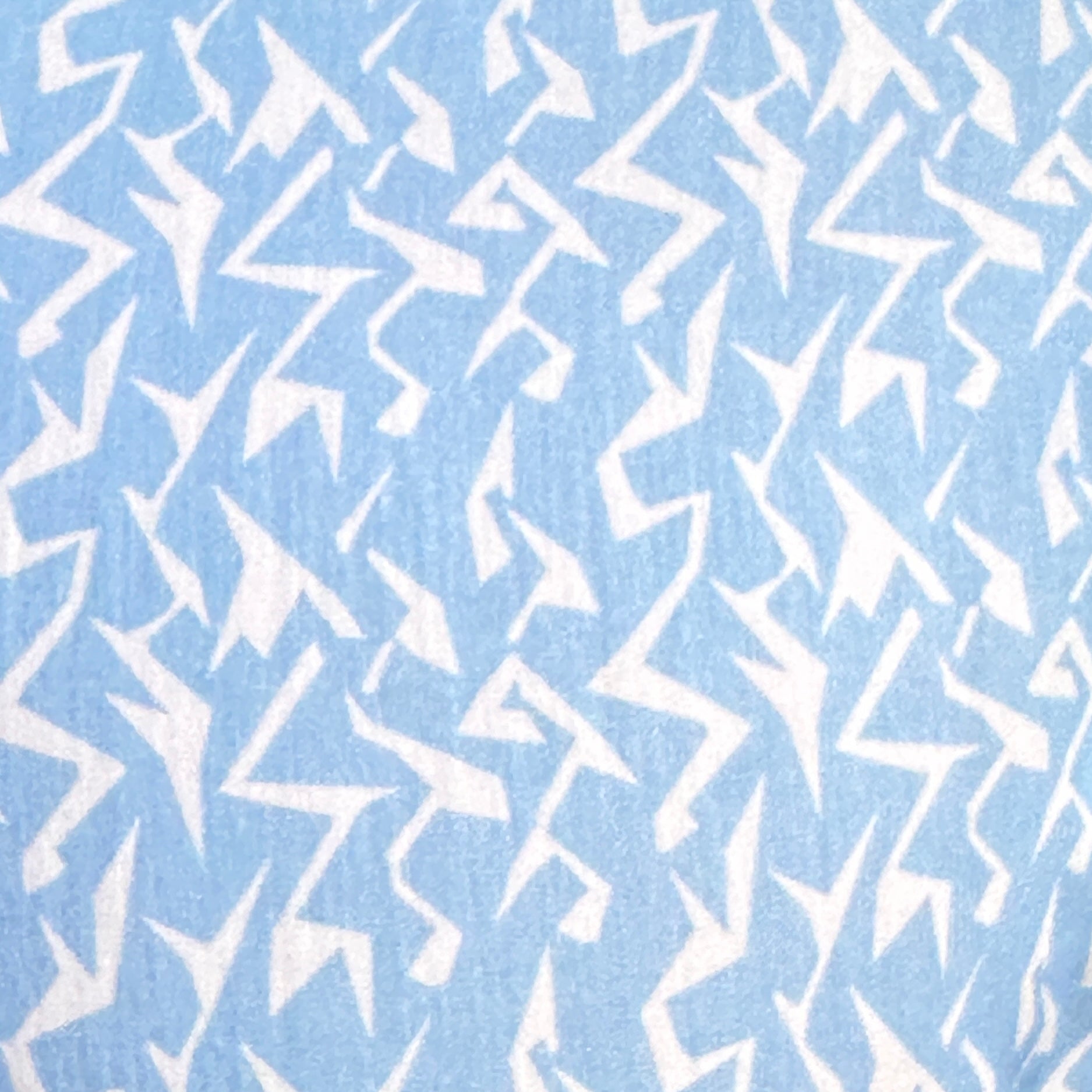 Blue Lightning Party Shirt - Light Blue Lightning