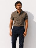 The Short Sleeve Utility Shirt - Army Green