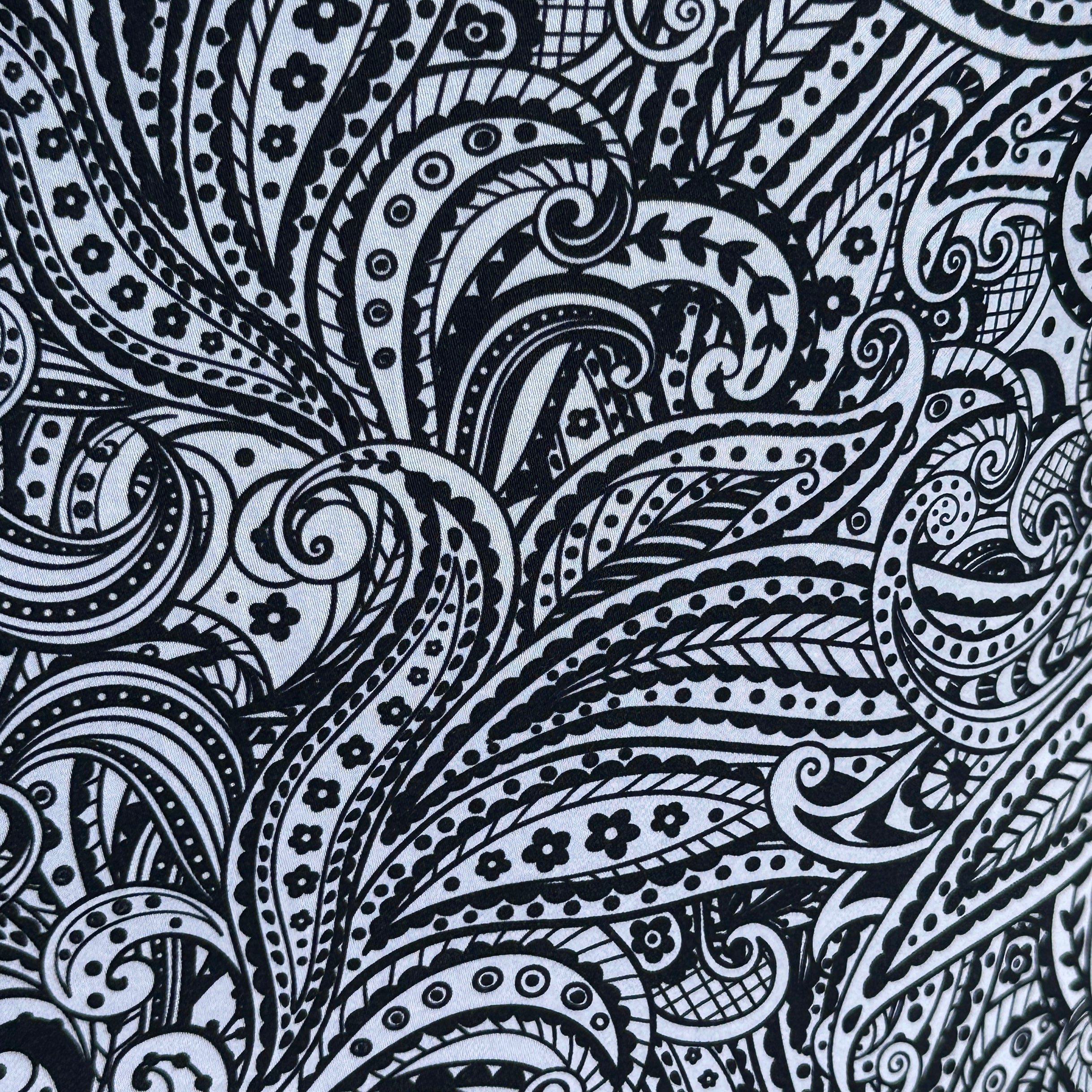 Paisley Print Party Shirt - Navy Paisley