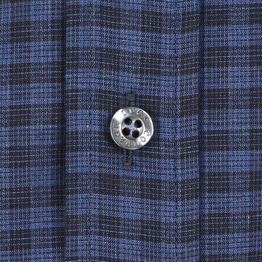 トップス DESCENDANT/TEDDY PLAID LS SHIRT (NAVY) DESCENDANT/TEDDY PLAID LS SHIRT (NAVY) - メルカリ