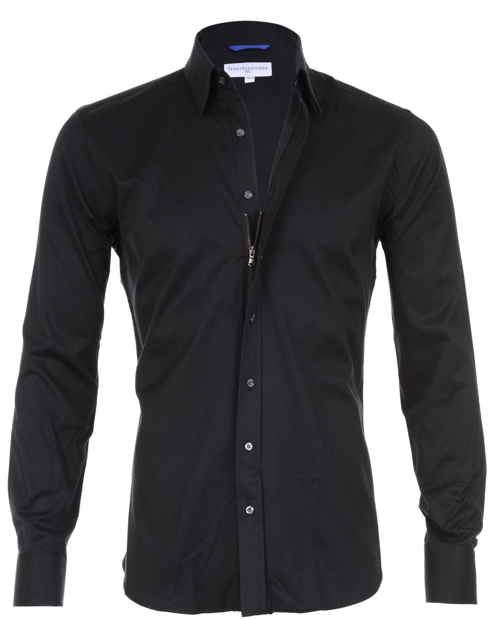 Athletic Fit Button Down Shirts that Zip | Teddy Stratford