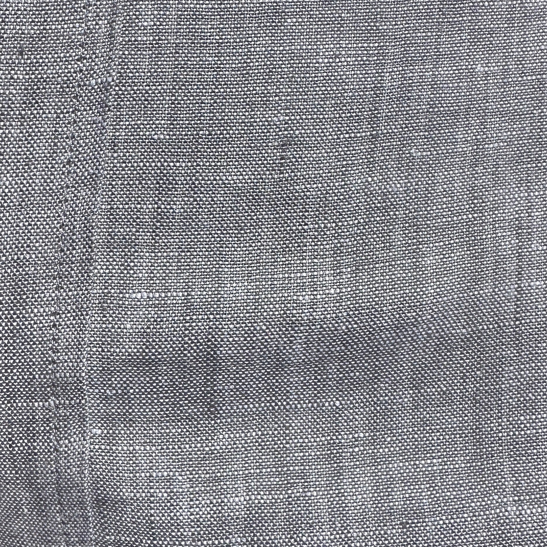 The Raider Shirt in Linen- Small Batch Series - Smoke Gray
