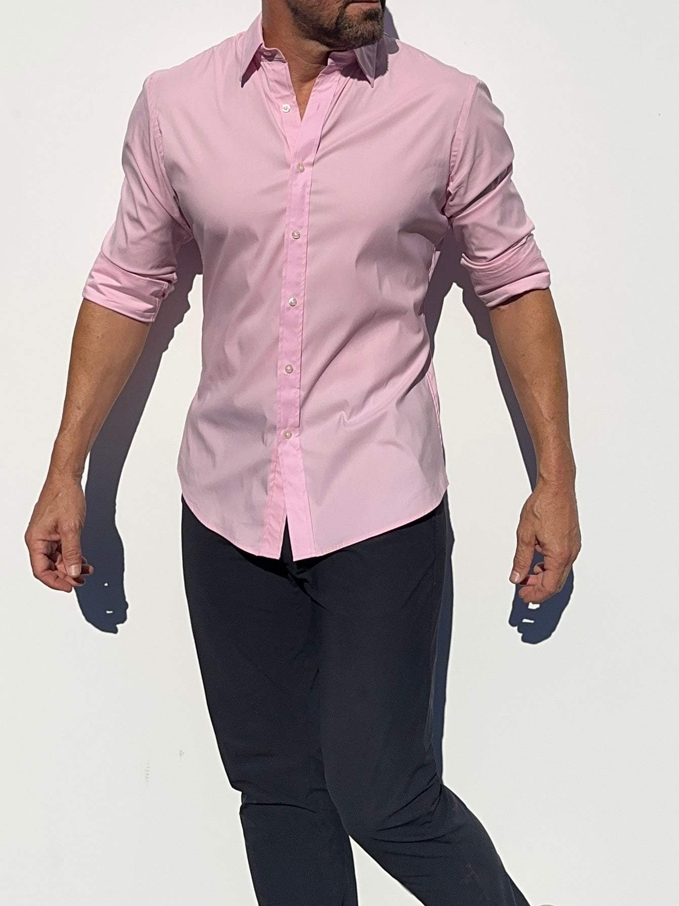 Mega-Stretch Performance Broadcloth - Pink