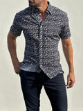 Blue Lightning Party Shirt - Midnight Lightning