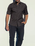 Incognito Stretch Poplin - Charcoal