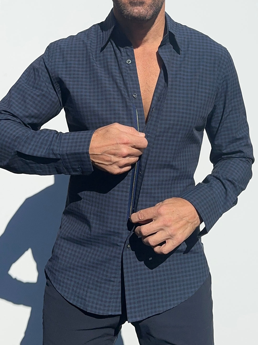 Black & Blue Plaid | Teddy Stratford