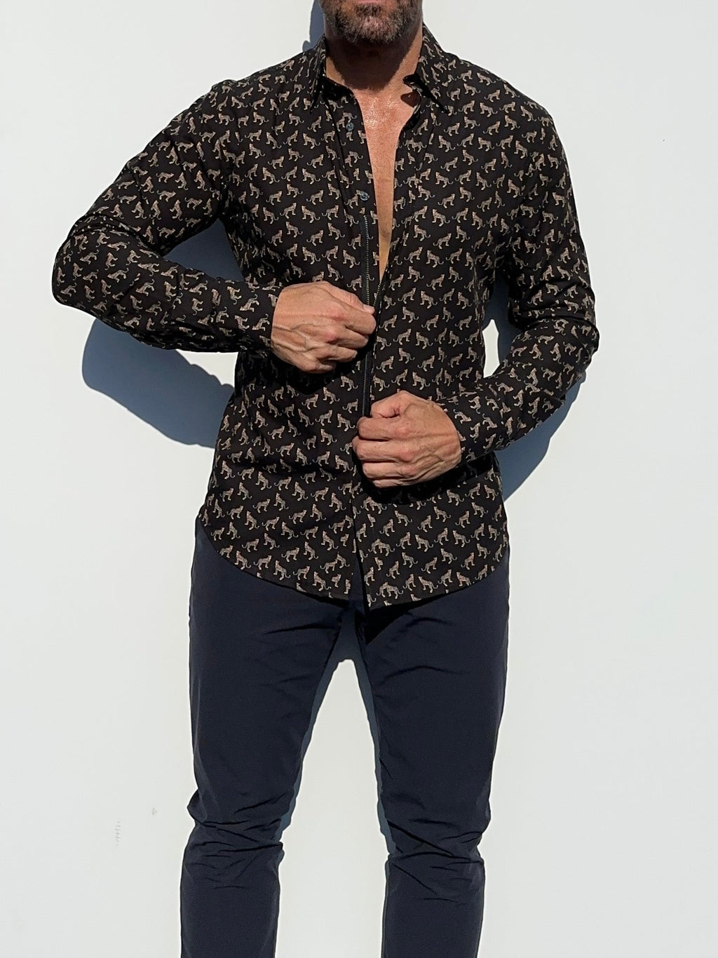 Small Print Party Shirt - The Cheetah