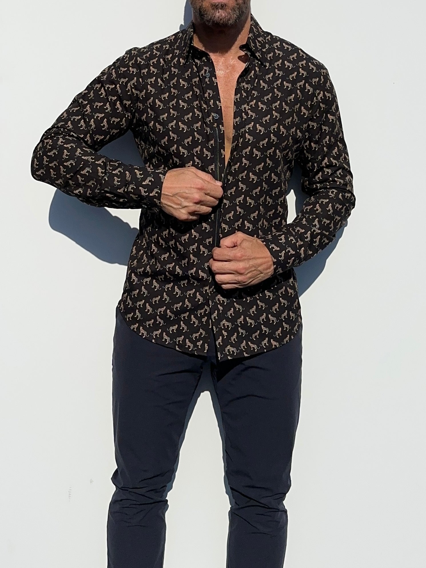 Small Print Party Shirt - The Cheetah