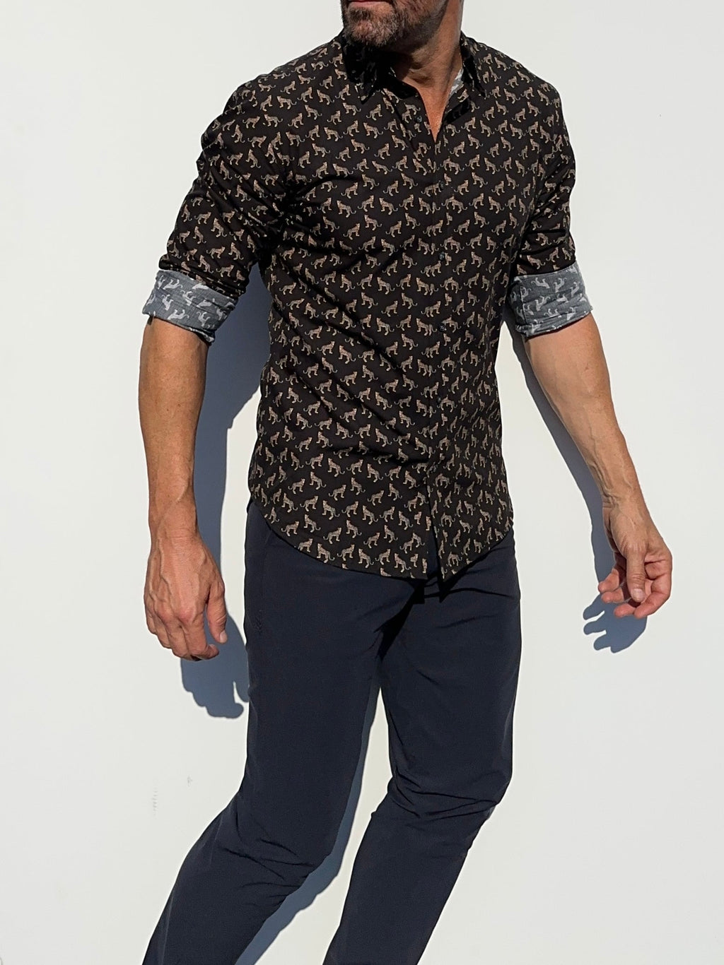 Small Print Party Shirt - The Cheetah