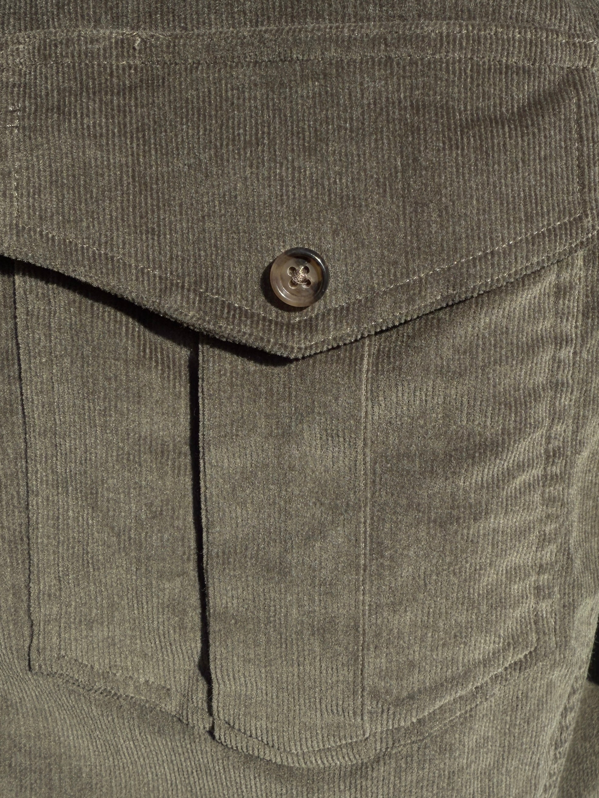 The Urban Legend Shirt Jacket in Corduroy - Dark Sage