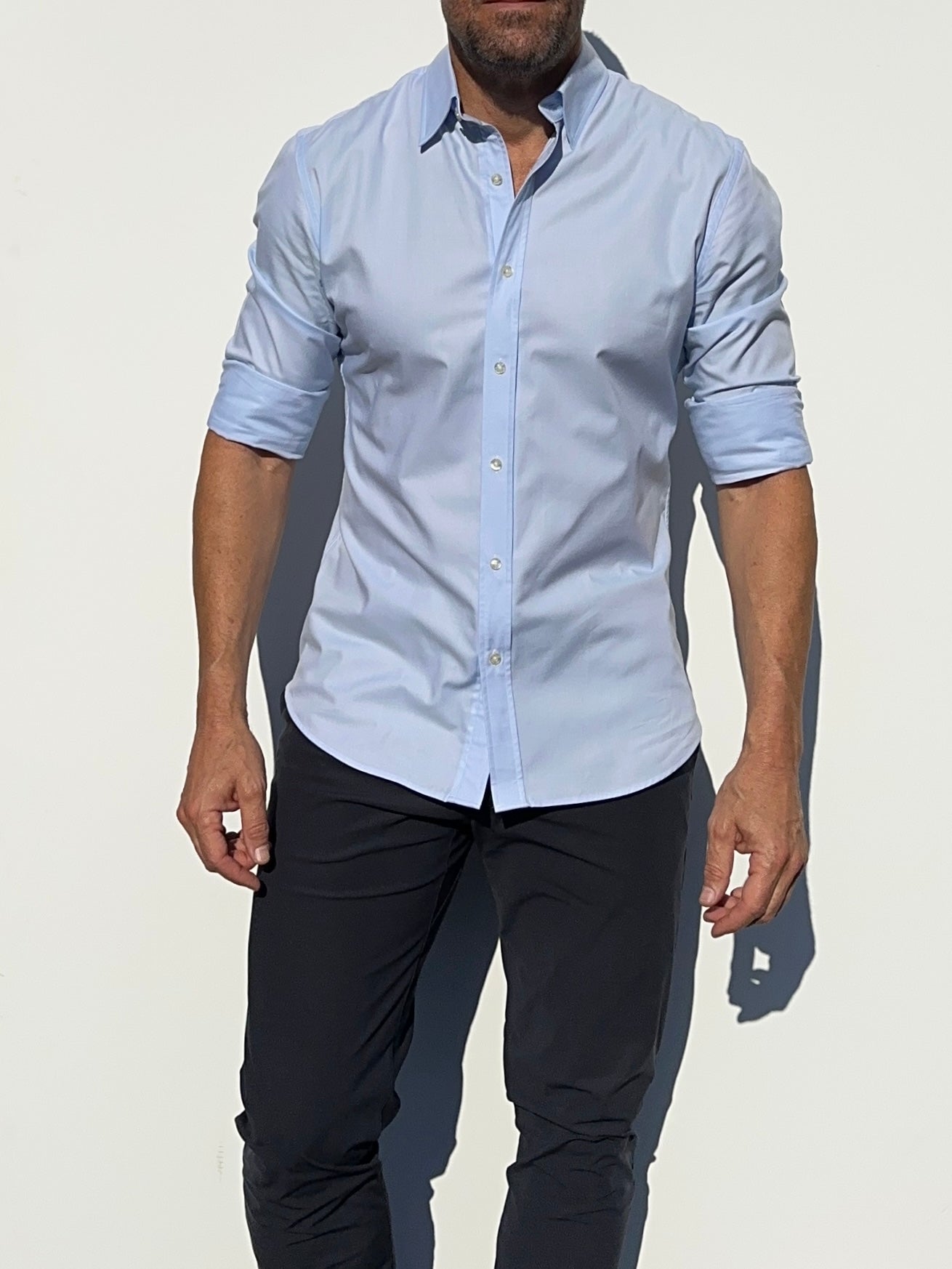 Wrinkle-Resistant OG Oxford - Light Blue – Teddy Stratford