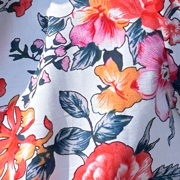 Rose Garden Party Shirt - Rose Garden on White