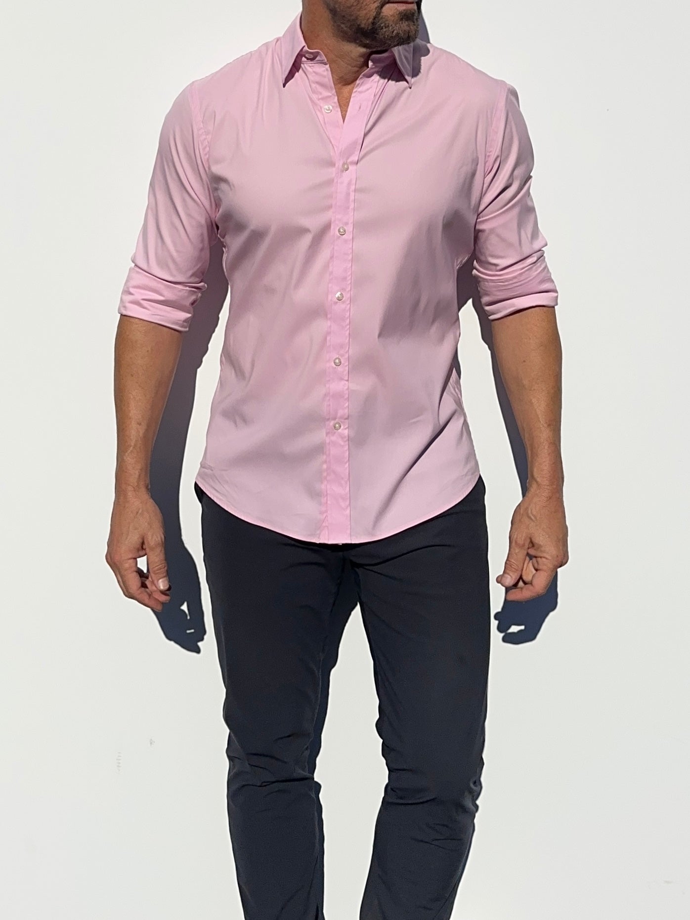 Mega-Stretch Performance Broadcloth - Pink