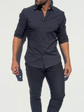 Mega-Stretch Performance Broadcloth - Dusty Midnight