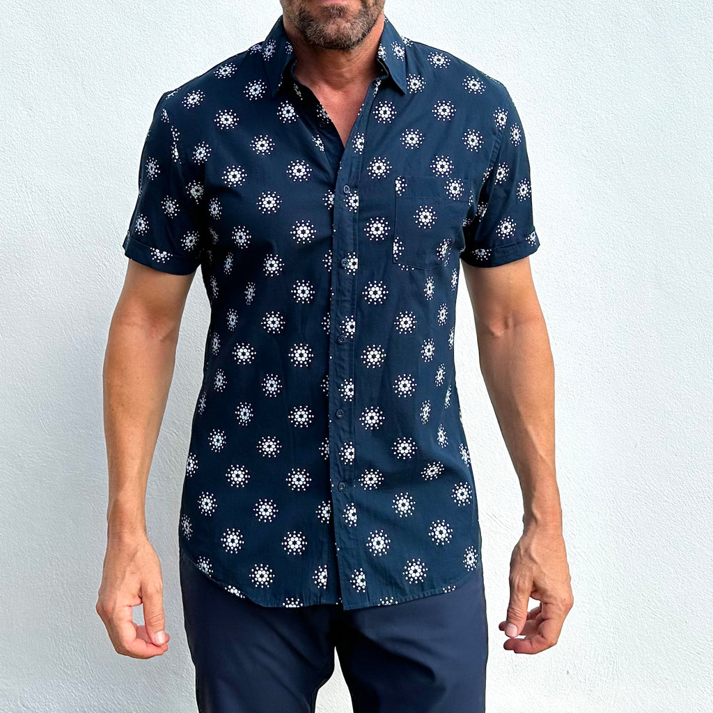 Cardano Summer - Navy Print
