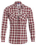 The Plaid Flannel Western - Bordeaux Plaid Western