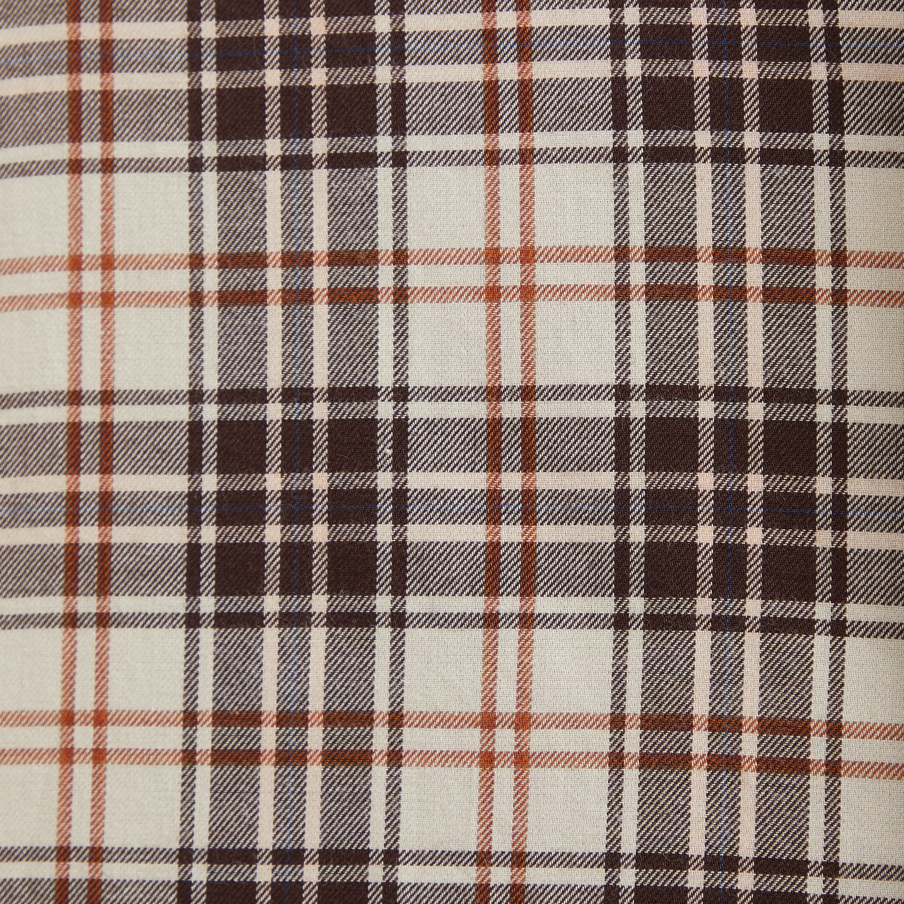 Tan & Brown Plaid Flannel - Tan & Brown