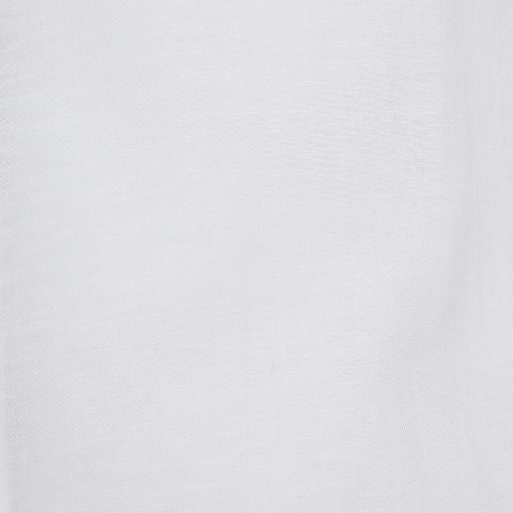 Long Sleeve 1-Pocket Linen - White