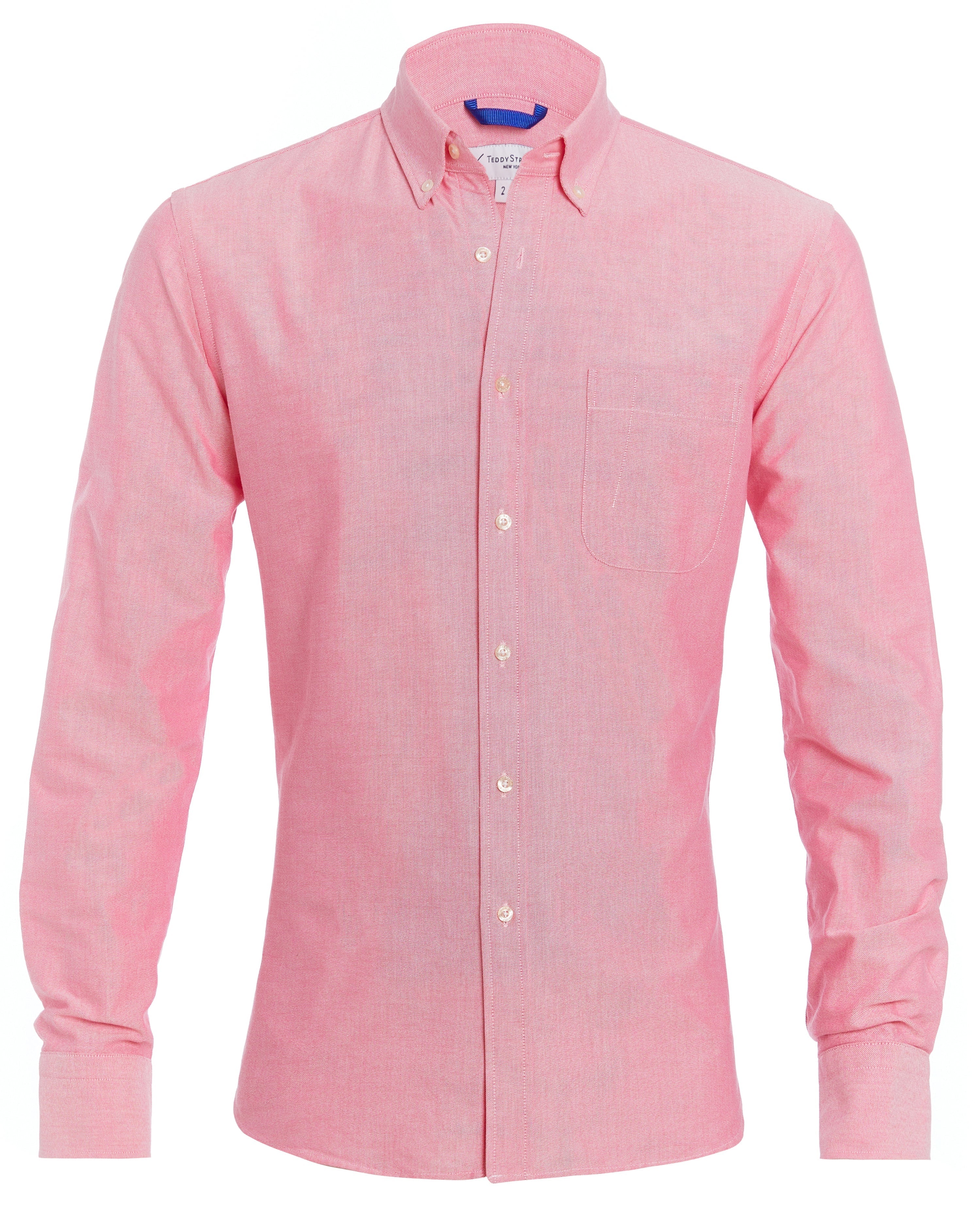 The Solid OCBD: Oxford Cloth Button Down in Red - Red