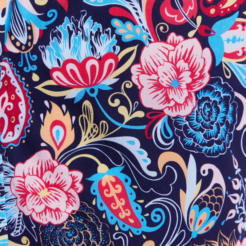 Multi-Colored Paisley Party Shirt - Multi-Colored Paisley