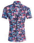 Multi-Colored Paisley Party Shirt - Multi-Colored Paisley