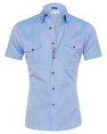 The Twill Cop Shirt - Polar Blue