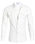 Chambray Western Shirt - White