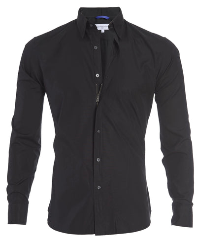 Zipper dress shirt 2025