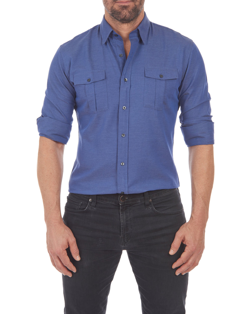 Athletic Fit Button Down Shirts that Zip | Teddy Stratford